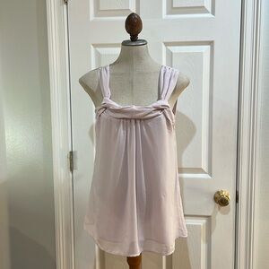 Vintage 90s Promod sleeveless tunic top formal lined lavender nwts womens size 8